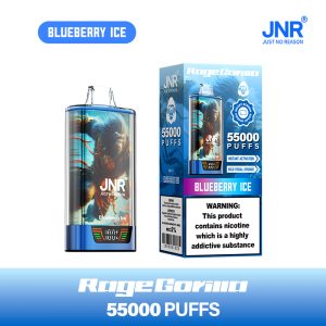 Blueberry Ice JNR RageGorilla 55000 Vape – Saveur Myrtille Glacée