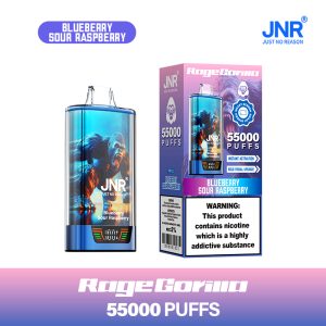 JNR RageGorilla 55000 Blueberry Sour Raspberry – Vape Puissante & Longue Autonomie