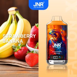 Strawberry Banana JNR Falcon‑X 18000 Vape Premium Saveur Fruitée