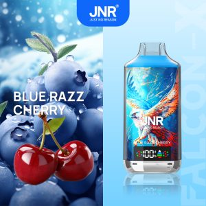 Blue Razz Cherry JNR Falcon-X 18000 Vape Saveur Fruité Intense