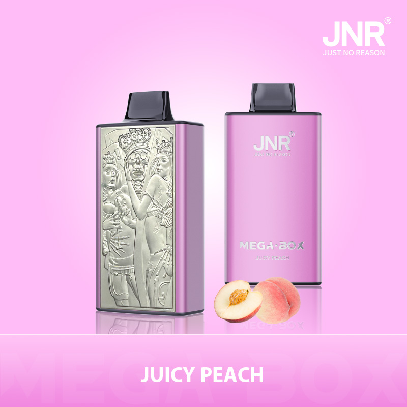 JNR Mega Box 25000 Juicy Peach – Vape Rechargeable Fruits 🍑