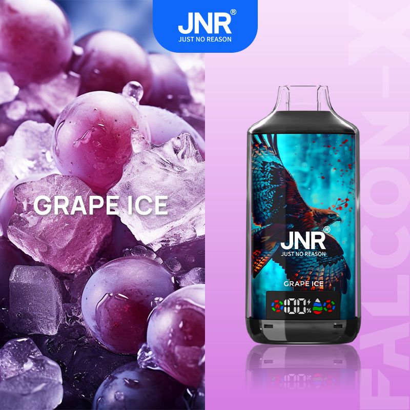 JNR Falcon-X 18000 Grape Ice â Vape Jetable Saveur Raisin GlacĂ©