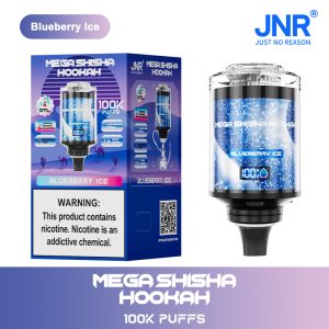 JNR MEGA SHISHA HOOKAH 100000 Blueberry Ice Vape Premium