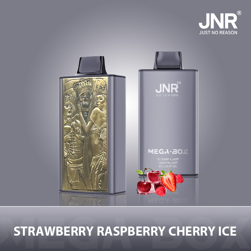 JNR Mega Box 25000 Strawberry Raspberry Cherry Ice â Vape FruitĂ©e & FraĂźche
