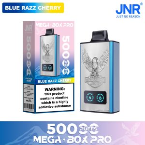 JNR Mega Box Pro 50000 Blue Razz Cherry – Vape Rechargeable Longue Durée