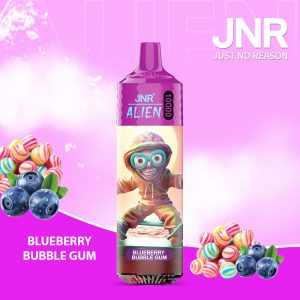 Blueberry Bubble Gum JNR ALIEN 10000 Vape Rechargeable Saveur Gourmande
