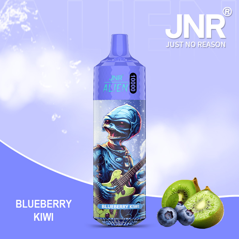 JNR ALIEN 10000 Vape Blueberry Kiwi - Saveur Fruité Intense
