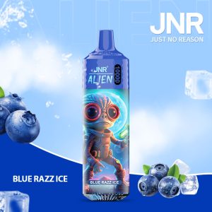 Blue Razz Ice JNR ALIEN 10000 Vape - Saveur Intense et Fraîcheur