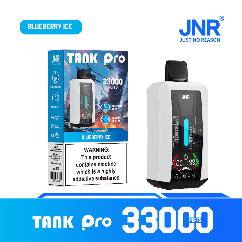 JNR TANK PRO 33000 – Vape Blueberry Ice Puissante & Rafraîchissante