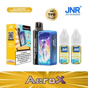 Blueberry Pomegranate Ice JNR Aero X 32000 Vape Réglable et Rechargeable