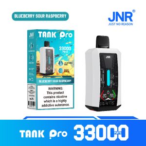 JNR TANK PRO 33000 Blueberry Sour Raspberry Vape Rechargeable 33K