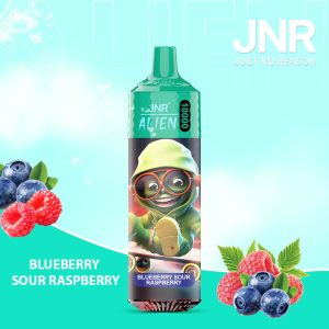 Blueberry Sour Raspberry JNR ALIEN 10000 – Puff rechargeable intense