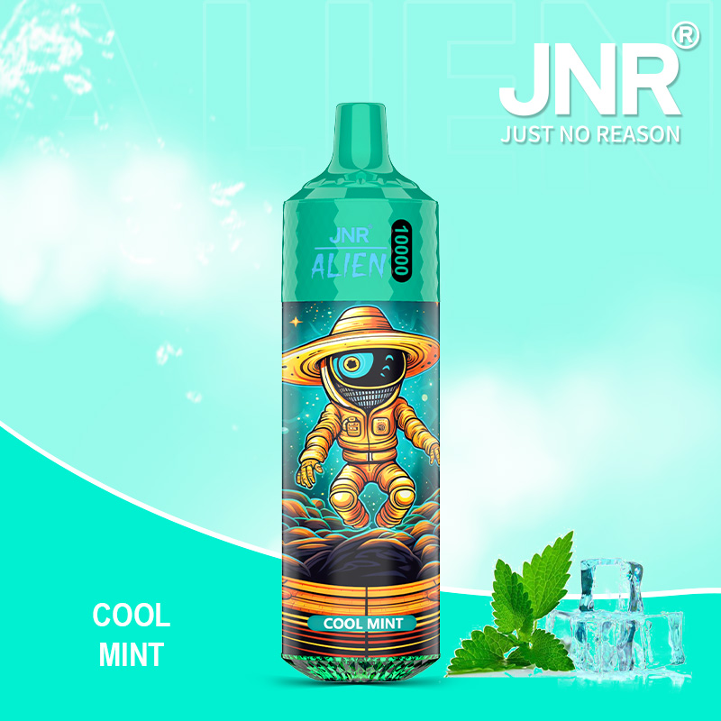 Cool Mint JNR ALIEN 10000 Vape Menthe Polaire Rechargeable