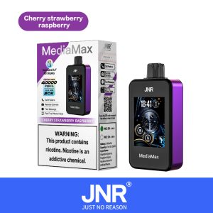 Cherry Strawberry Raspberry JNR Media Max 40000 Vape Fruité Puissant