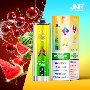JNR SHISHA MAX 22000 Cherry Watermelon Freeze Vape Intense & Rafraîchissante