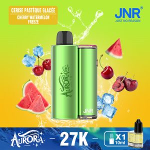 Cherry Watermelon Freeze Vape JNR AURORA 27000 – Saveur Fruitée & Glacée