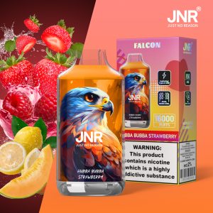 JNR Falcon 16000 Hubba Bubba Strawberry Vape Saveur Bubble Gum 🍓