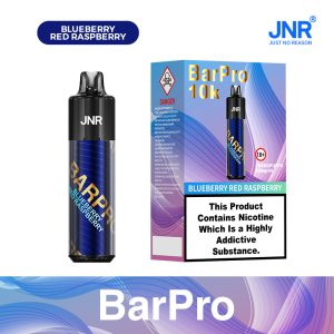 JNR BARPRO 10000 Blueberry Red Raspberry Vape Pod Rechargeable