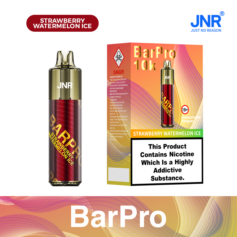 JNR BARPRO 10000 Strawberry Watermelon Ice â Vape Rechargeable Saveurs FruitĂ©es