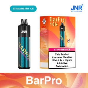 JNR BARPRO 10000 Strawberry Ice Vape 10000 Puffs Saveur Glacée