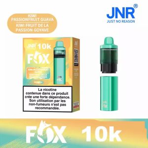 JNR FOX 10000 Kiwi Passion Fruit Guava – Vape Tropicale Rechargeable