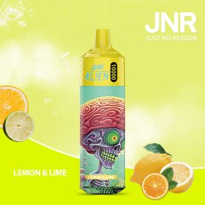 JNR ALIEN 10000 Lemon & Lime Vape Jetable Saveur Agrumes