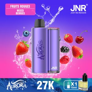 Mixed Berries JNR AURORA 27000 Vape Saveur Intense Fruits Rouges