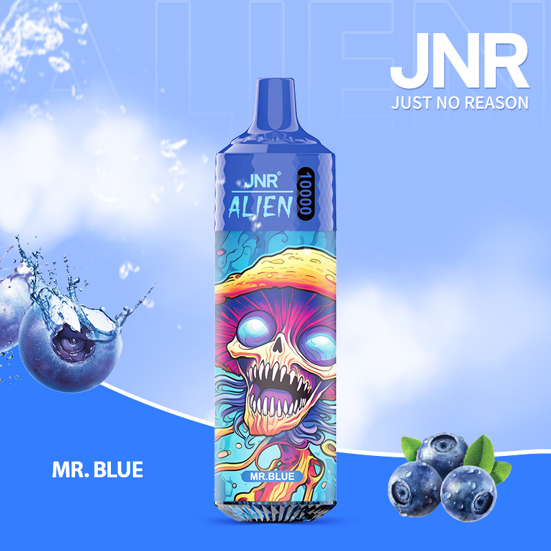 Mr. Blue JNR ALIEN 10000 Vape Rechargeable Saveur Fruitée Intense