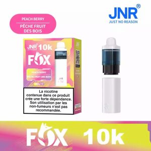 Peach Berry JNR FOX 10000 – Vape fruitée rechargeable 10 000 bouffées
