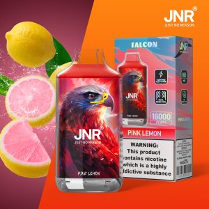 JNR Falcon 16000 Pink Lemon Vape Jetable Saveur Rafraîchissante