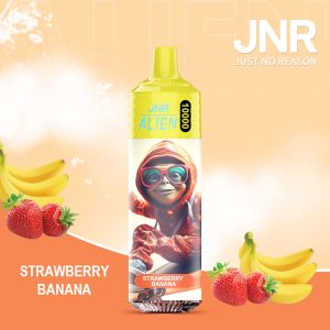 Strawberry Banana JNR ALIEN 10000 Vape Jetable Saveur Gourmande