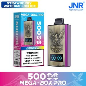 JNR Mega Box Pro 50000 Strawberry Watermelon Ice – Vape Puissante & Saveur Fruité