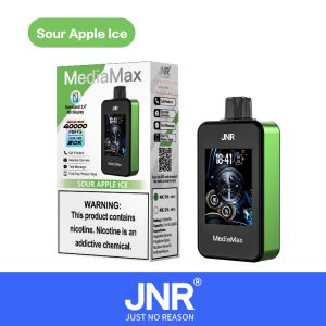 Sour Apple Ice JNR Media Max 40000 Vape – Saveur Fruitée & Glacée