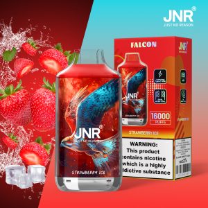JNR Falcon 16000 Strawberry Ice – Vape Jetable Saveur Fraise Glacée