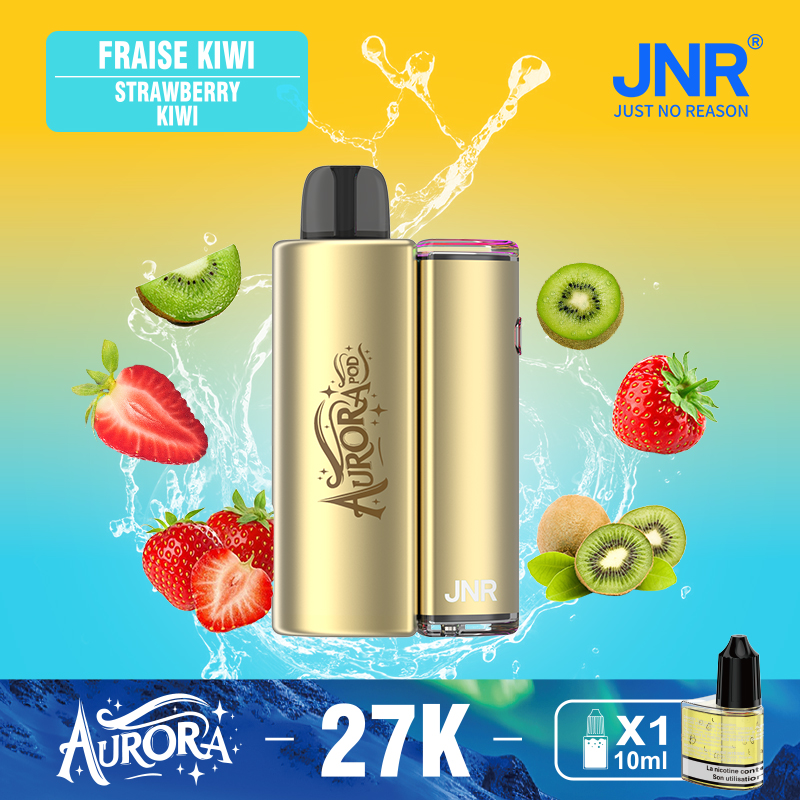 Strawberry Kiwi JNR AURORA 27000 Vape - Saveur Fruitée Intense