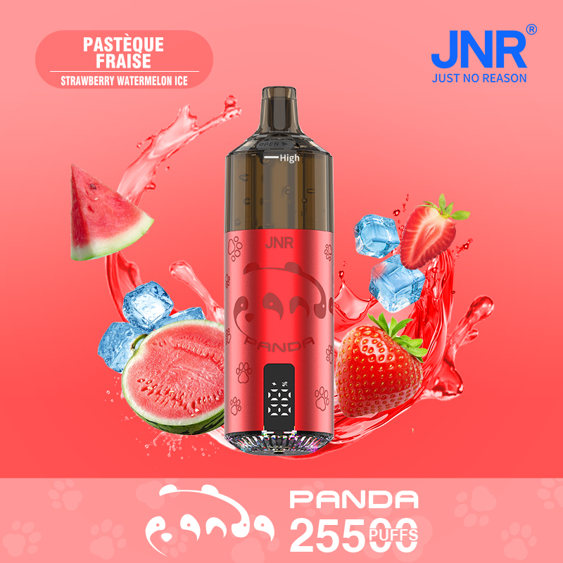 Vape JNR PANDA 25500 Strawberry Watermelon Ice – Saveur Fruitée et Glacée