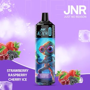 JNR ALIEN 10000 Vape Strawberry Raspberry Cherry Ice – Vape Rechargeable 10 000 puffs