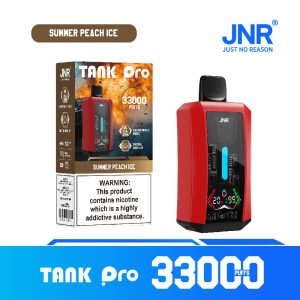 JNR TANK PRO 33000 – Summer Peach Ice Vape Premium Saveur d’Été