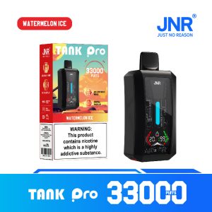 JNR TANK PRO 33000 Watermelon Ice – Vape Fruitée Ultra‑Rafraîchissante