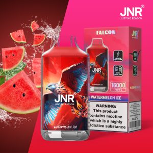 JNR Falcon 16000 Watermelon Ice – Vape jetable fruitée & rafraîchissante