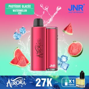 Watermelon Ice JNR Aurora 27000 Vape – Saveur Pastèque Glacée Extra Longue